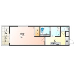 横堤駅 徒歩6分 1階の物件間取画像